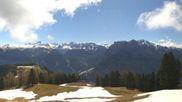 Archived webcam image showing Pian Pecei-Pra Martin lift - Fassa Valley on 30 Apr 2026 at 10:56