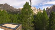 Archived webcam image showing Pian Pecei-Pra Martin lift - Fassa Valley on 15 Jun 2026 at 08:21