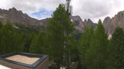 Archived webcam image showing Pian Pecei-Pra Martin lift - Fassa Valley on 12 Jun 2026 at 14:13