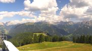 Archived webcam image showing Pian Pecei-Pra Martin lift - Fassa Valley on 14 Aug 2026 at 14:19