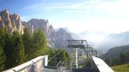 Archiviertes Webcam Bild: Pian Pecei-Pra Martin, Fassatal am 19.08.2026 um 08:10 Uhr