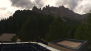 Archived webcam image showing Pian Pecei-Pra Martin lift - Fassa Valley on 26 Aug 2026 at 16:52