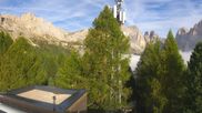 Archived webcam image showing Pian Pecei-Pra Martin lift - Fassa Valley on 18 Sep 2026 at 08:22