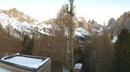 Archived webcam image showing Pian Pecei-Pra Martin lift - Fassa Valley on 26 Feb 2026 at 07:24