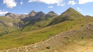 Archived webcam image showing Cervino Ski Paradise Panoramic view on 12 Jul 2026 at 12:10