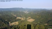 Archived webcam image showing Buchkopfturm - Black Forest - View to the West on 30 Jul 2026 at 08:04