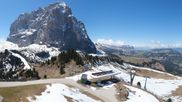 Archived webcam image showing Val Gardena: Top station Ciampinoi on 30 Apr 2026 at 12:47