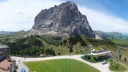 Archived webcam image showing Val Gardena: Top station Ciampinoi on 14 Jun 2026 at 12:05
