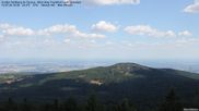 Archiviertes Webcam Bild: Feldberg - Blick über Frankfurt nach Südosten am 12.07.2026 um 16:28 Uhr