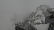 Archived webcam image showing Panoramic view Pointe Helbronner (11,358 ft) on 12 Apr 2026 at 08:51