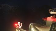 Archived webcam image showing Panoramic view Pointe Helbronner (11,358 ft) on 28 May 2026 at 04:08