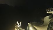 Archived webcam image showing Panoramic view Pointe Helbronner (11,358 ft) on 28 May 2026 at 02:08