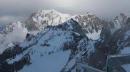 Archived webcam image showing Panoramic view Pointe Helbronner (11,358 ft) on 6 Jun 2026 at 07:56