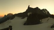 Archived webcam image showing Panoramic view Pointe Helbronner (11,358 ft) on 30 Jul 2026 at 06:40