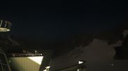 Archived webcam image showing Panoramic view Pointe Helbronner (11,358 ft) on 30 Jul 2026 at 02:40