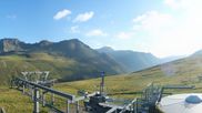 Archived webcam image showing Kühtai - Top station Wiesbergbahn on 9 Aug 2026 at 08:28