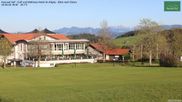 Archived webcam image showing Hanusel Hof in the Allgäu Region on 24 Apr 2026 at 18:57