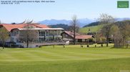Archived webcam image showing Hanusel Hof in the Allgäu Region on 24 Apr 2026 at 12:57