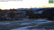 Archived webcam image showing Hanusel Hof in the Allgäu Region on 26 Feb 2026 at 07:56