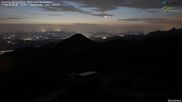 Archived webcam image showing Top Station Hochries - View to the northeast on 11 Aug 2026 at 04:44