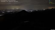 Archived webcam image showing Top Station Hochries - View to the northeast on 11 Aug 2026 at 00:44