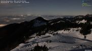 Archived webcam image showing Top Station Hochries - View to the northeast on 26 Feb 2026 at 02:56