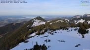 Archived webcam image showing Top Station Hochries - View to the northeast on 26 Feb 2026 at 16:56