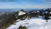 Archived webcam image showing Top Station Hochries - View to the northeast on 26 Feb 2026 at 12:56