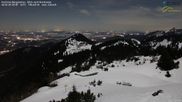 Archiviertes Webcam Bild: Hochries Bergstation - Blick nach Nordosten am 26 Feb 2026 um 20:52 Uhr