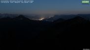 Archiviertes Webcam Bild: Hochrieshütte - DAV Sektion Rosenheim - Blick nach Süden am 12.07.2026 um 22:41 Uhr