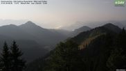 Archived webcam image showing Hochries - View to the south on 31 Jul 2026 at 00:59
