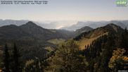 Archived webcam image showing Hochries - View to the south on 29 Sep 2026 at 02:25