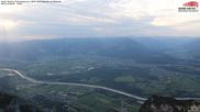 Archiviertes Webcam Bild: Drehrestaurant Hoher Kasten - Blick ins Rheintal am 08.07.2026 um 06:42 Uhr