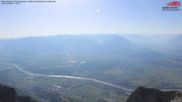 Archiviertes Webcam Bild: Drehrestaurant Hoher Kasten - Blick ins Rheintal am 12.07.2026 um 08:05 Uhr