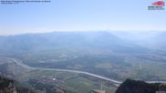 Archiviertes Webcam Bild: Drehrestaurant Hoher Kasten - Blick ins Rheintal am 12.07.2026 um 10:05 Uhr