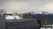 Archived webcam image showing Panorama from Männlichen mountain on 18 May 2026 at 06:35