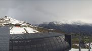 Archived webcam image showing Panorama from Männlichen mountain on 18 May 2026 at 08:35