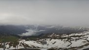 Archived webcam image showing Panorama from Männlichen mountain on 11 May 2026 at 07:37