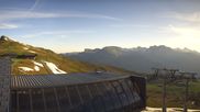 Archived webcam image showing Panorama from Männlichen mountain on 25 May 2026 at 07:16