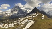Archived webcam image showing Panorama from Männlichen mountain on 25 May 2026 at 16:16