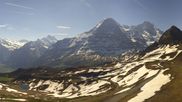 Archived webcam image showing Panorama from Männlichen mountain on 25 May 2026 at 10:16