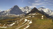 Archiviertes Webcam Bild: Wengen: Rundblick Männlichen am 29.05.2026 um 12:55 Uhr