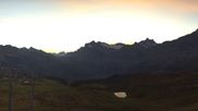 Archived webcam image showing Panorama from Männlichen mountain on 20 Sep 2026 at 07:29