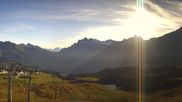 Archived webcam image showing Panorama from Männlichen mountain on 20 Sep 2026 at 08:29