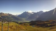 Archived webcam image showing Panorama from Männlichen mountain on 22 Sep 2026 at 10:46