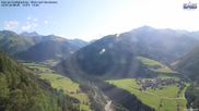Archived webcam image showing Kals am Großglockner - View to the Northeast on 22 Jul 2026 at 08:04