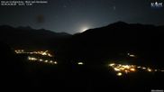 Archived webcam image showing Kals am Großglockner - View to the Northeast on 5 Sep 2026 at 00:48