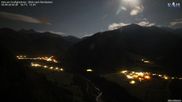 Archived webcam image showing Kals am Großglockner - View to the Northeast on 5 Sep 2026 at 02:48