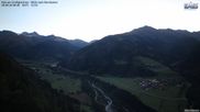 Archived webcam image showing Kals am Großglockner - View to the Northeast on 20 Sep 2026 at 06:18