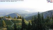 Archiviertes Webcam Bild: Kampenwand - Blick über den Chiemsee am 08.08.2026 um 07:37 Uhr
